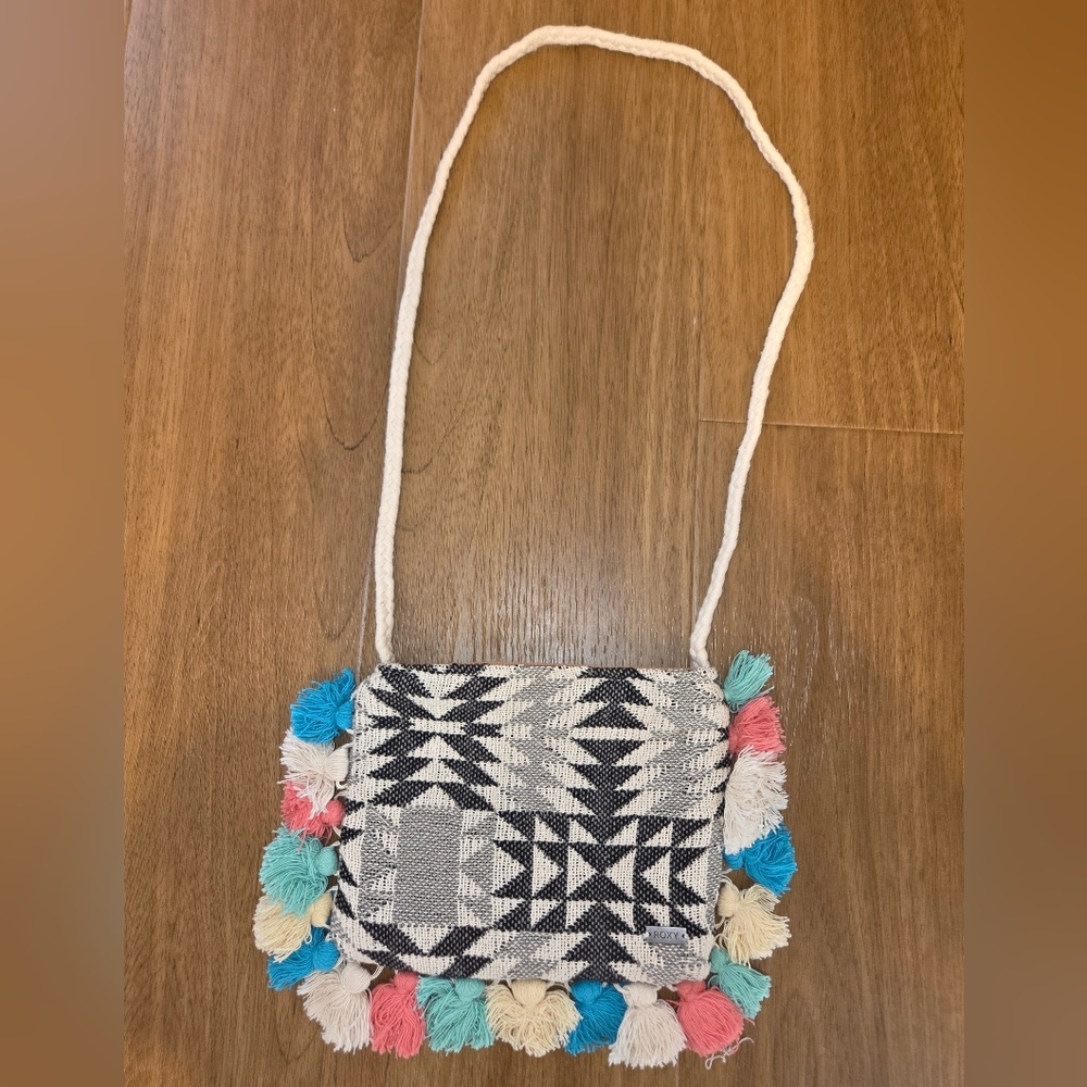 ROXY Boho Chic Tassel Crossbody Bag